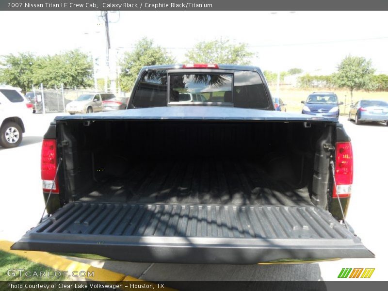 Galaxy Black / Graphite Black/Titanium 2007 Nissan Titan LE Crew Cab