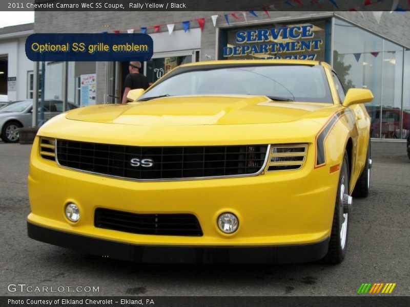 Rally Yellow / Black 2011 Chevrolet Camaro WeC SS Coupe