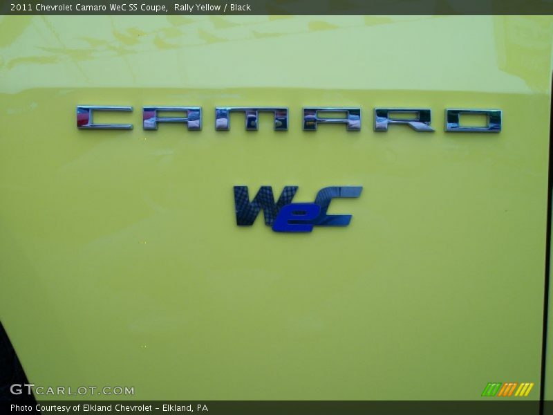 Rally Yellow / Black 2011 Chevrolet Camaro WeC SS Coupe