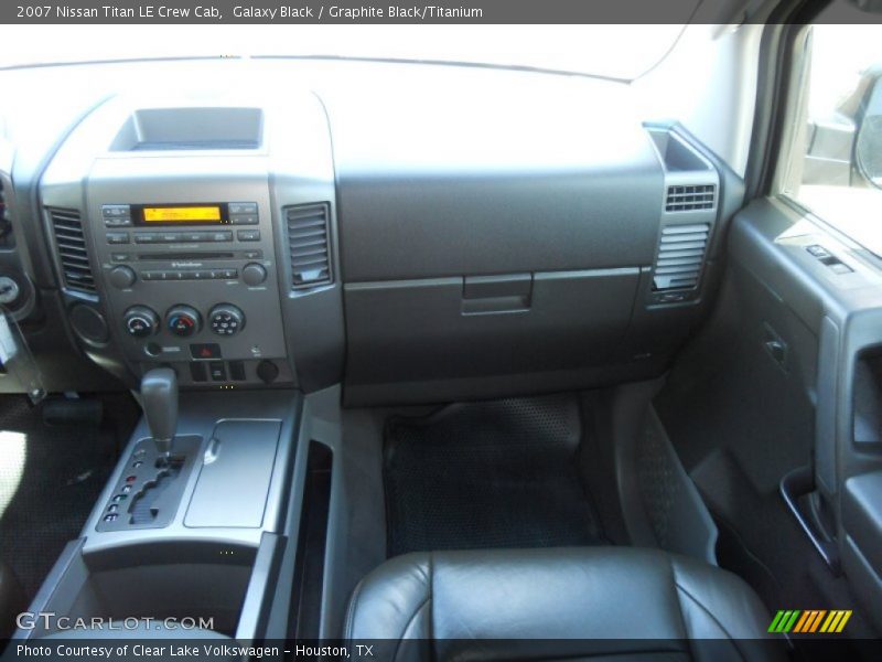 Galaxy Black / Graphite Black/Titanium 2007 Nissan Titan LE Crew Cab