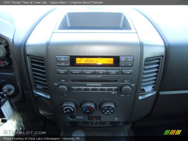 Galaxy Black / Graphite Black/Titanium 2007 Nissan Titan LE Crew Cab