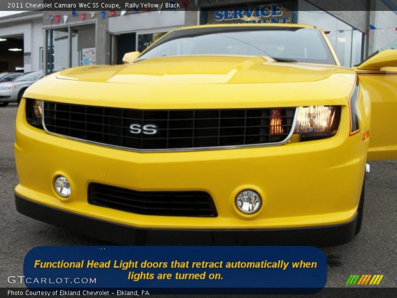 Rally Yellow / Black 2011 Chevrolet Camaro WeC SS Coupe