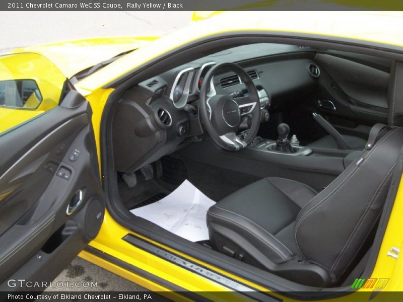  2011 Camaro WeC SS Coupe Black Interior