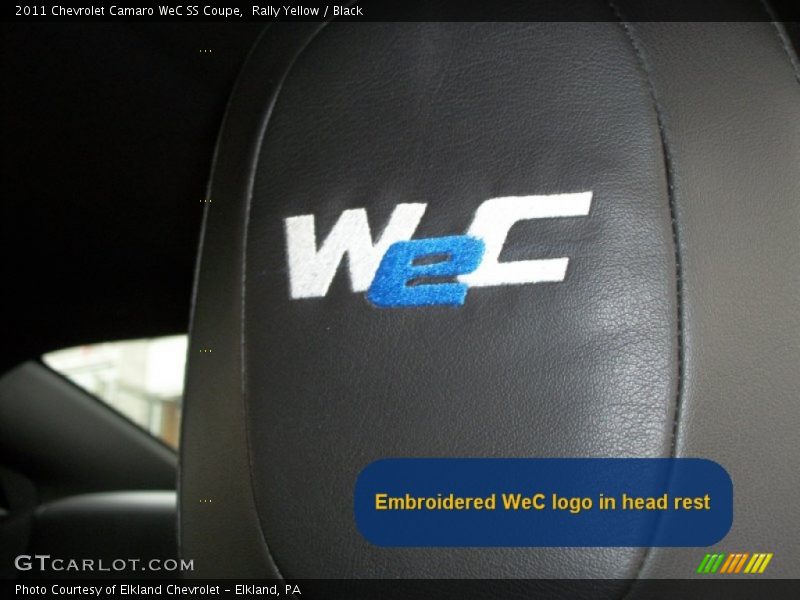 Rally Yellow / Black 2011 Chevrolet Camaro WeC SS Coupe