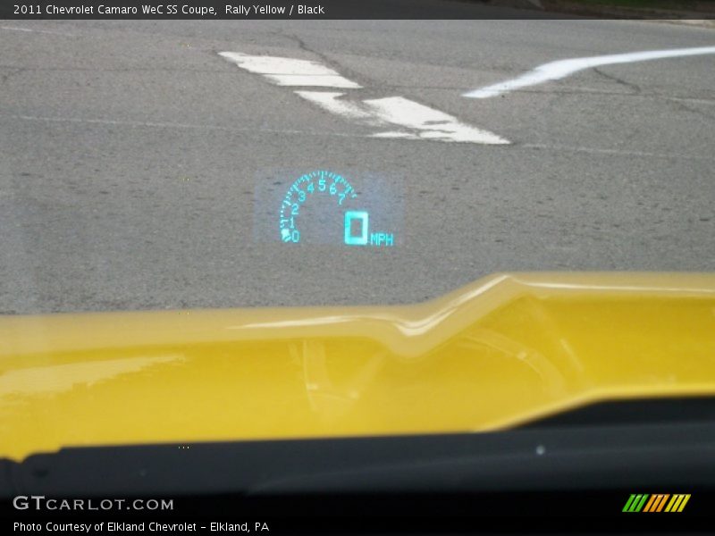 Rally Yellow / Black 2011 Chevrolet Camaro WeC SS Coupe