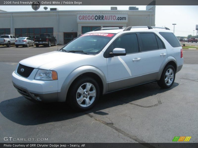 Oxford White / Pebble Beige 2006 Ford Freestyle SEL