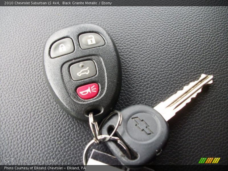 Black Granite Metallic / Ebony 2010 Chevrolet Suburban LS 4x4