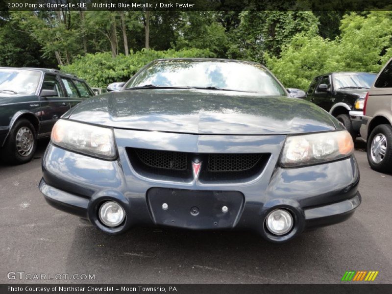 Midnight Blue Metallic / Dark Pewter 2000 Pontiac Bonneville SLE