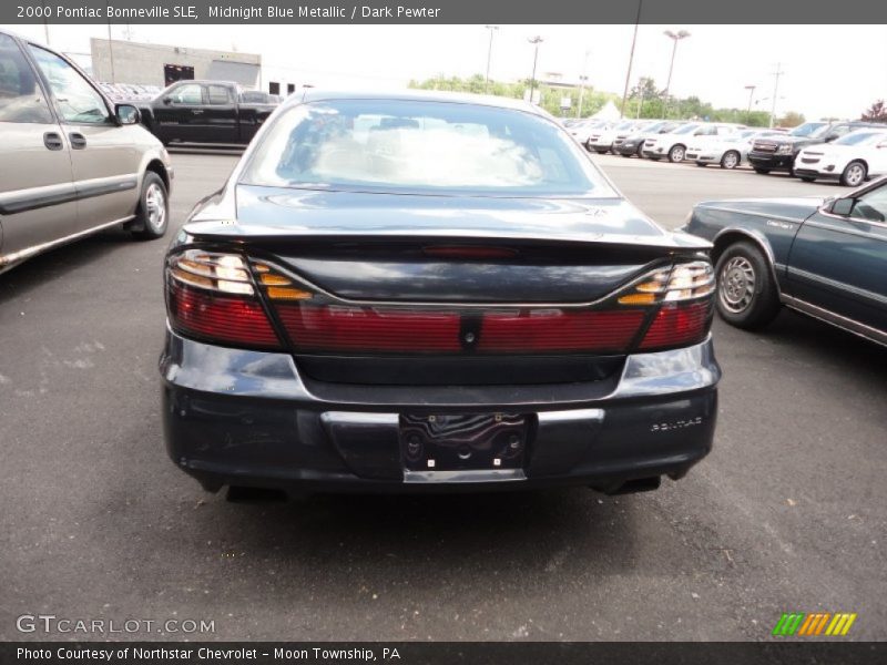 Midnight Blue Metallic / Dark Pewter 2000 Pontiac Bonneville SLE