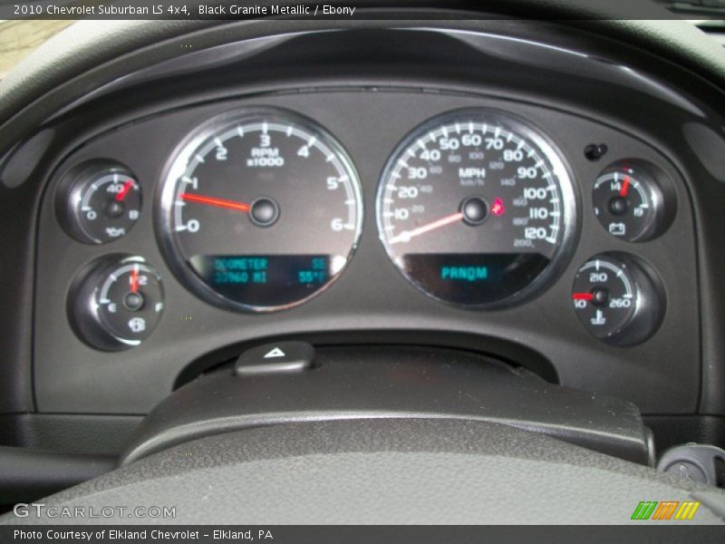 Black Granite Metallic / Ebony 2010 Chevrolet Suburban LS 4x4