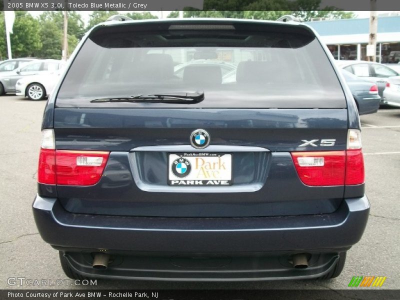 Toledo Blue Metallic / Grey 2005 BMW X5 3.0i