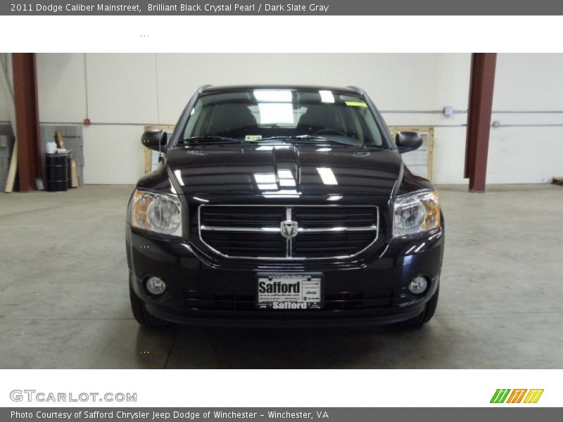 Brilliant Black Crystal Pearl / Dark Slate Gray 2011 Dodge Caliber Mainstreet