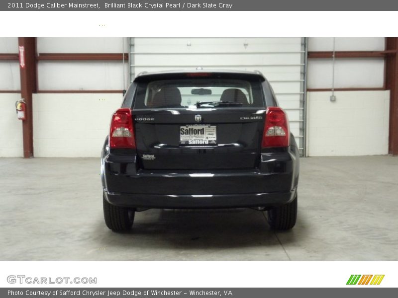 Brilliant Black Crystal Pearl / Dark Slate Gray 2011 Dodge Caliber Mainstreet