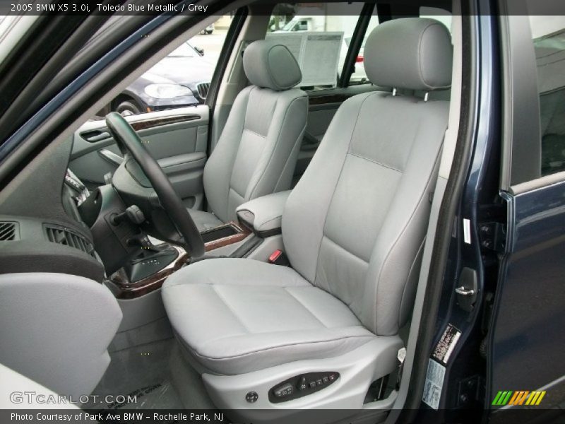 Toledo Blue Metallic / Grey 2005 BMW X5 3.0i