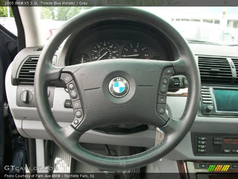 Toledo Blue Metallic / Grey 2005 BMW X5 3.0i