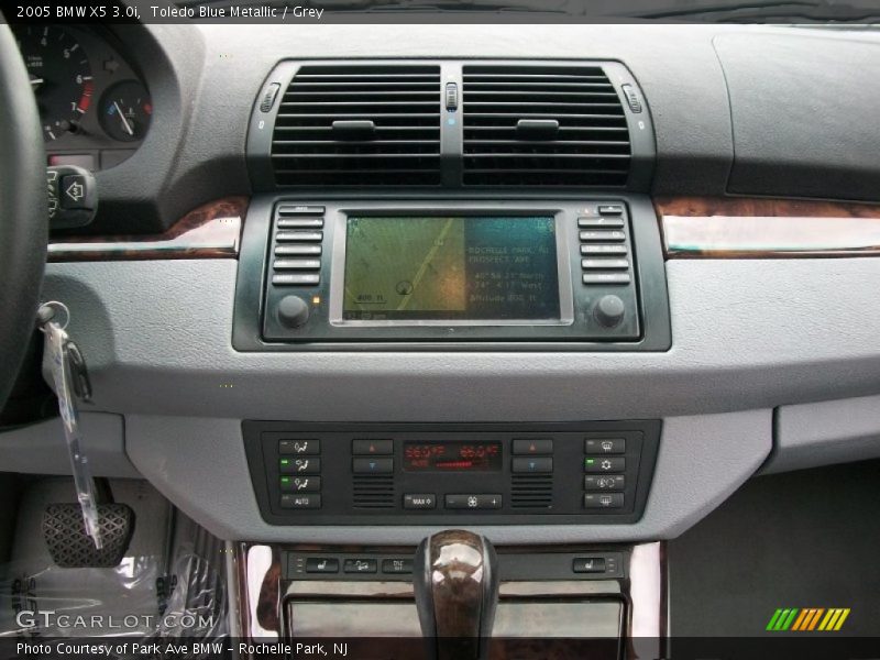 Toledo Blue Metallic / Grey 2005 BMW X5 3.0i