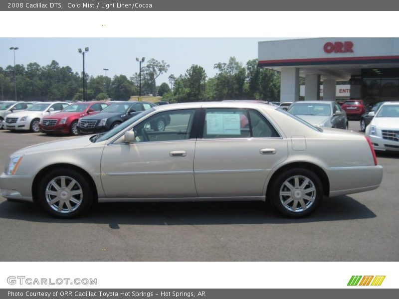 Gold Mist / Light Linen/Cocoa 2008 Cadillac DTS