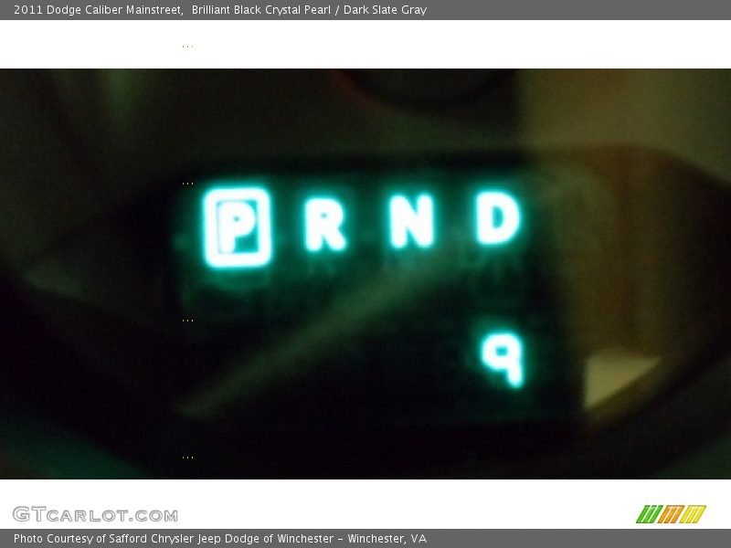 Brilliant Black Crystal Pearl / Dark Slate Gray 2011 Dodge Caliber Mainstreet