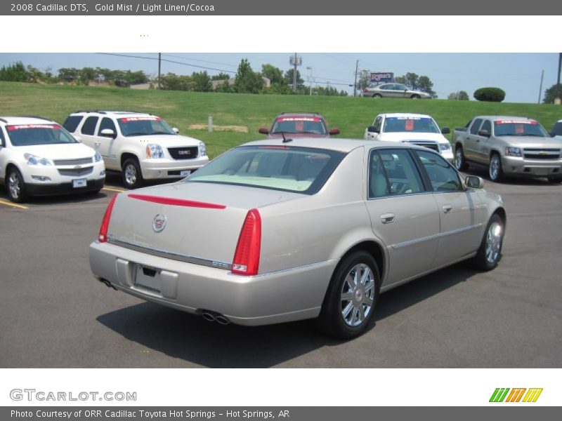 Gold Mist / Light Linen/Cocoa 2008 Cadillac DTS