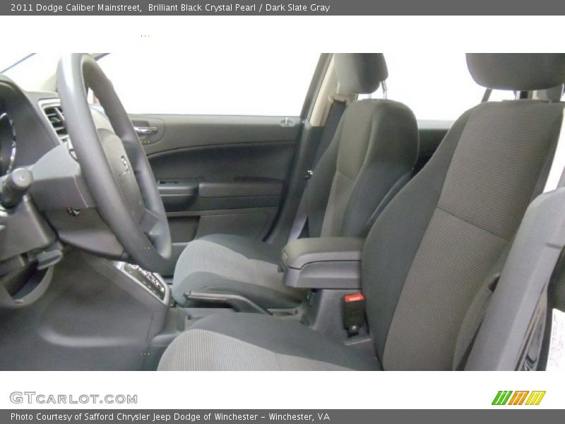 Brilliant Black Crystal Pearl / Dark Slate Gray 2011 Dodge Caliber Mainstreet