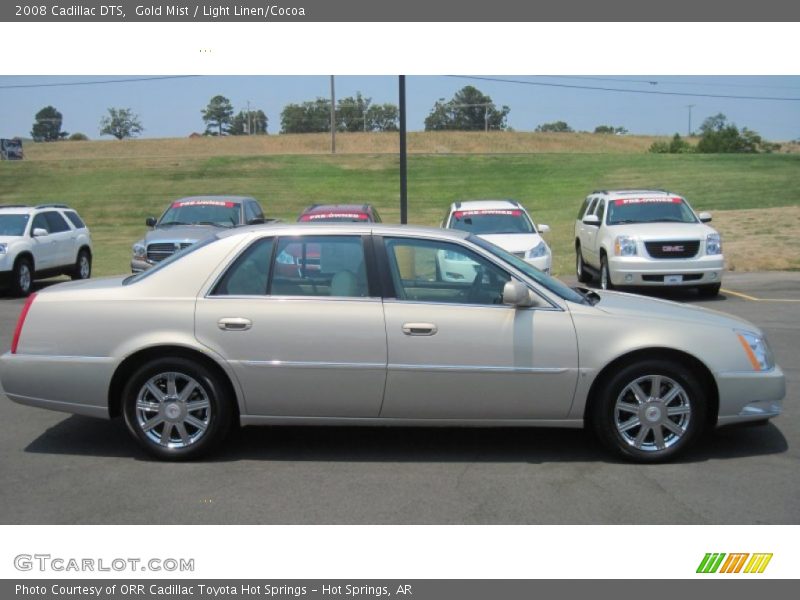 Gold Mist / Light Linen/Cocoa 2008 Cadillac DTS