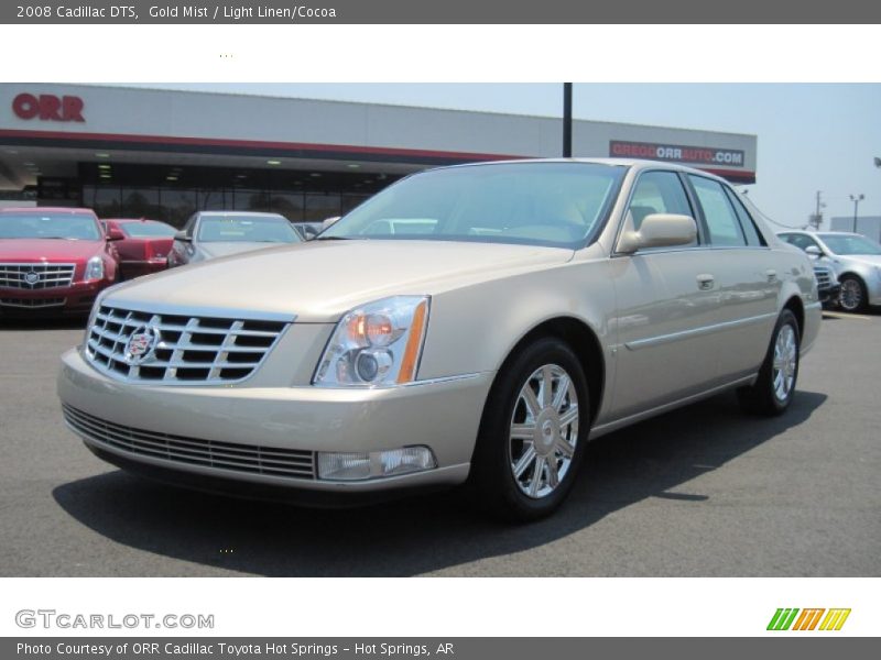 Gold Mist / Light Linen/Cocoa 2008 Cadillac DTS