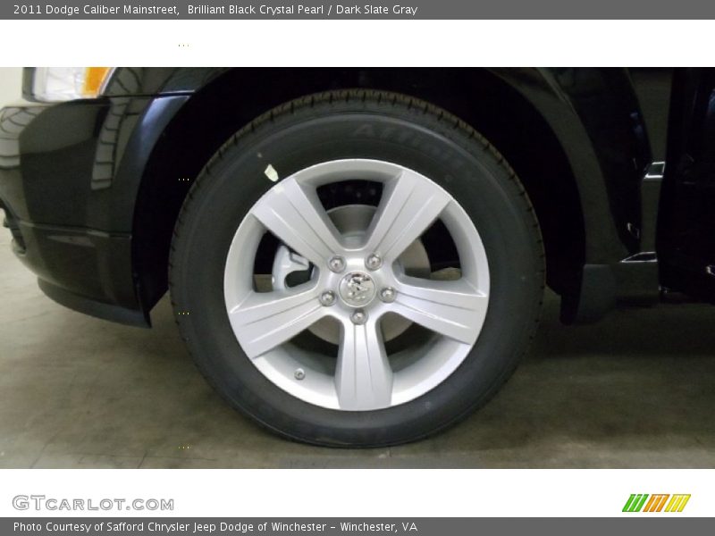Brilliant Black Crystal Pearl / Dark Slate Gray 2011 Dodge Caliber Mainstreet