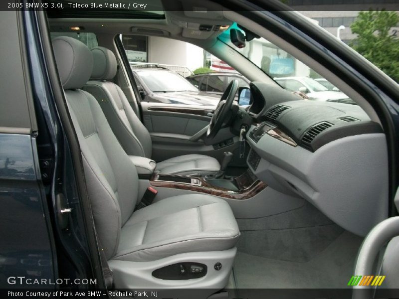 Toledo Blue Metallic / Grey 2005 BMW X5 3.0i