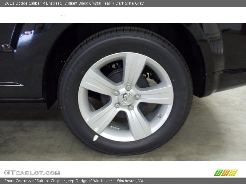 Brilliant Black Crystal Pearl / Dark Slate Gray 2011 Dodge Caliber Mainstreet
