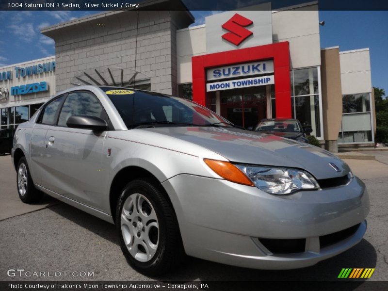 Silver Nickel / Grey 2004 Saturn ION 3 Sedan