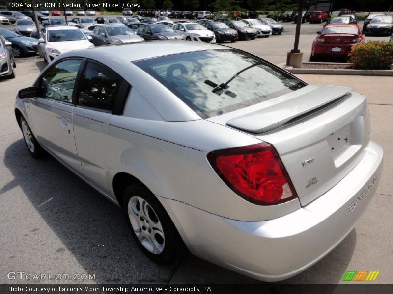 Silver Nickel / Grey 2004 Saturn ION 3 Sedan
