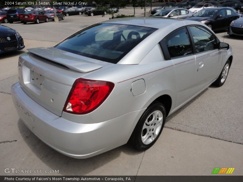 Silver Nickel / Grey 2004 Saturn ION 3 Sedan
