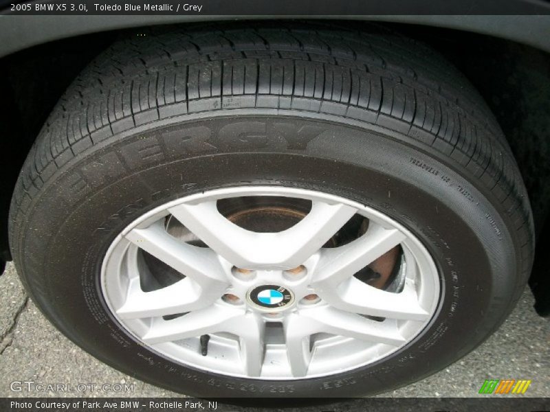 Toledo Blue Metallic / Grey 2005 BMW X5 3.0i