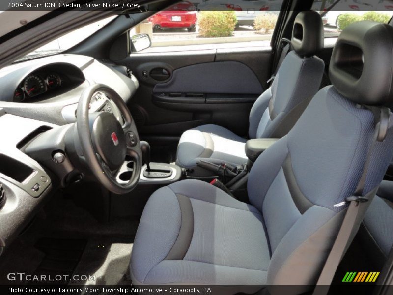  2004 ION 3 Sedan Grey Interior