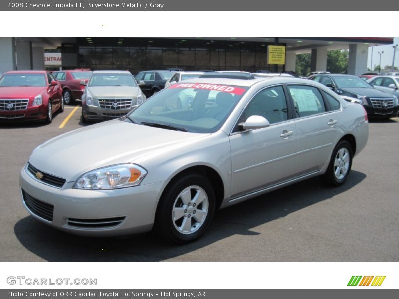 Silverstone Metallic / Gray 2008 Chevrolet Impala LT