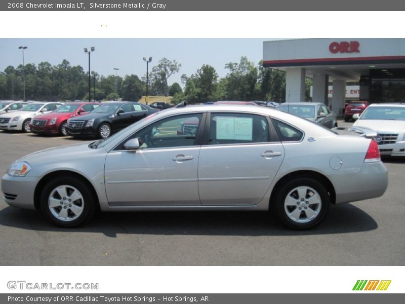 Silverstone Metallic / Gray 2008 Chevrolet Impala LT