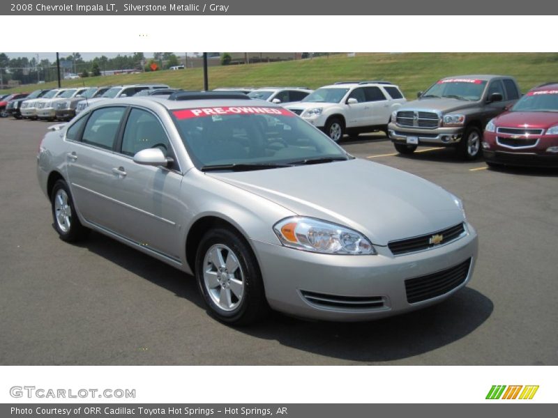 Silverstone Metallic / Gray 2008 Chevrolet Impala LT