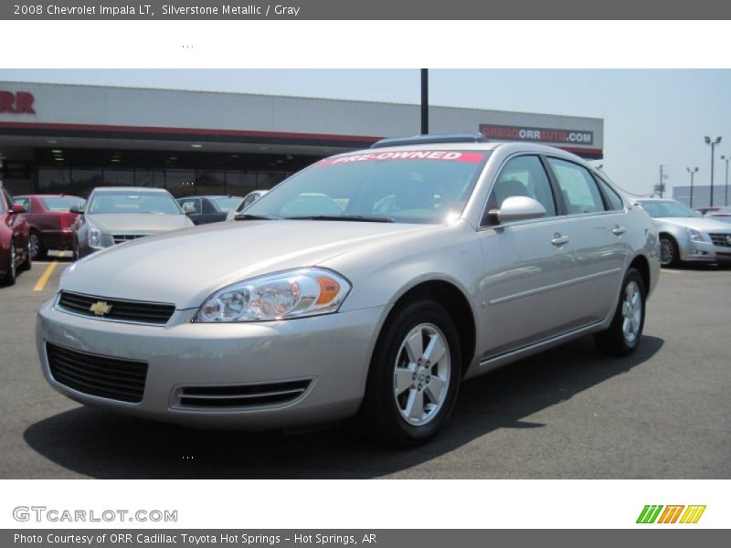 Silverstone Metallic / Gray 2008 Chevrolet Impala LT