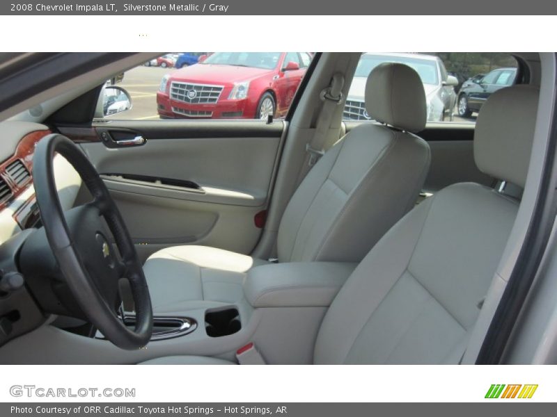 Silverstone Metallic / Gray 2008 Chevrolet Impala LT