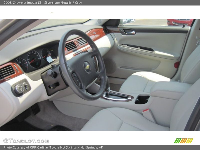 Silverstone Metallic / Gray 2008 Chevrolet Impala LT