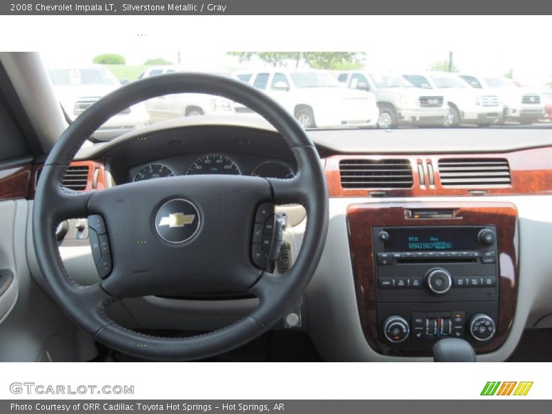 Silverstone Metallic / Gray 2008 Chevrolet Impala LT