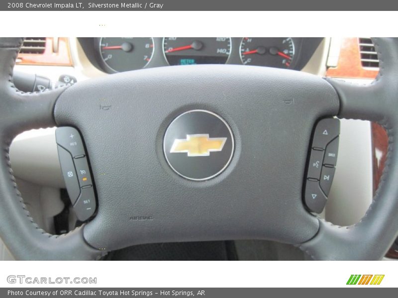 Silverstone Metallic / Gray 2008 Chevrolet Impala LT