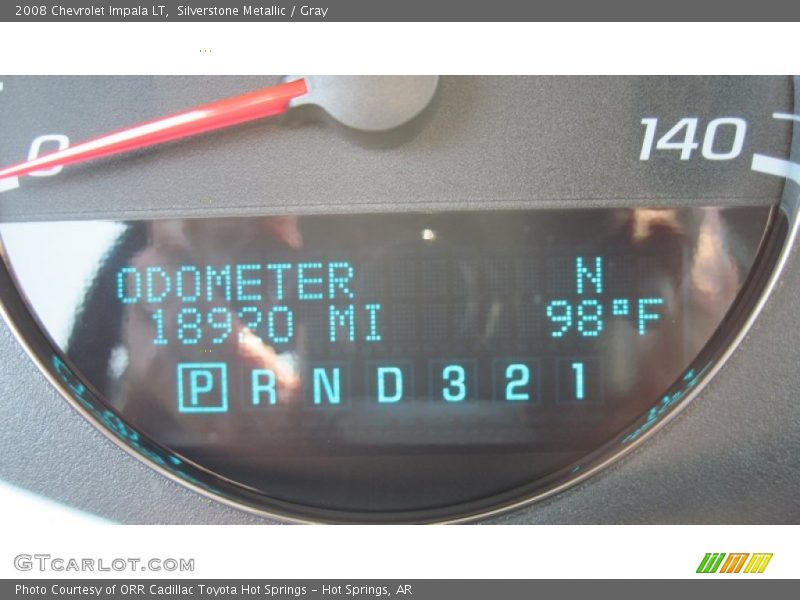 Silverstone Metallic / Gray 2008 Chevrolet Impala LT
