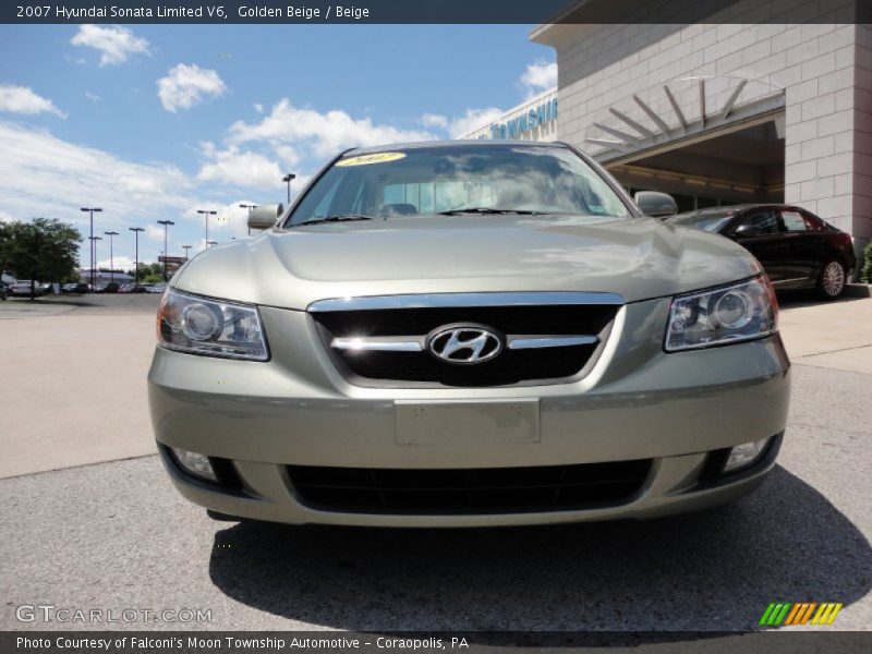 Golden Beige / Beige 2007 Hyundai Sonata Limited V6