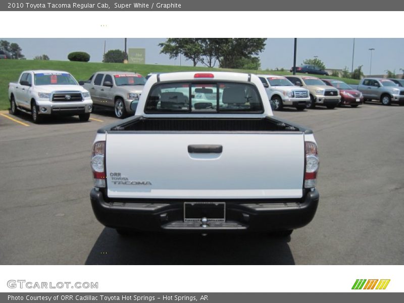 Super White / Graphite 2010 Toyota Tacoma Regular Cab