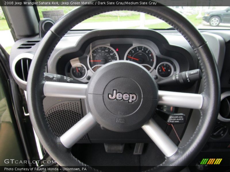 Jeep Green Metallic / Dark Slate Gray/Medium Slate Gray 2008 Jeep Wrangler Sahara 4x4