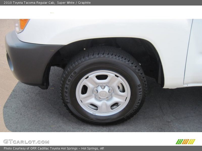 Super White / Graphite 2010 Toyota Tacoma Regular Cab