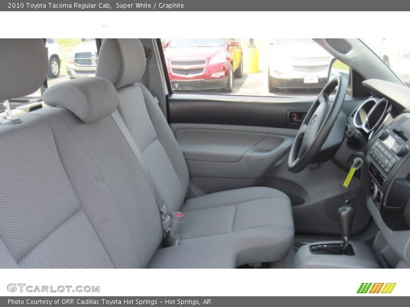 Super White / Graphite 2010 Toyota Tacoma Regular Cab
