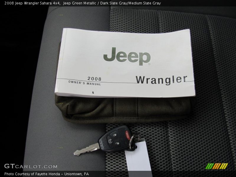 Jeep Green Metallic / Dark Slate Gray/Medium Slate Gray 2008 Jeep Wrangler Sahara 4x4
