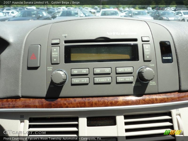 Golden Beige / Beige 2007 Hyundai Sonata Limited V6